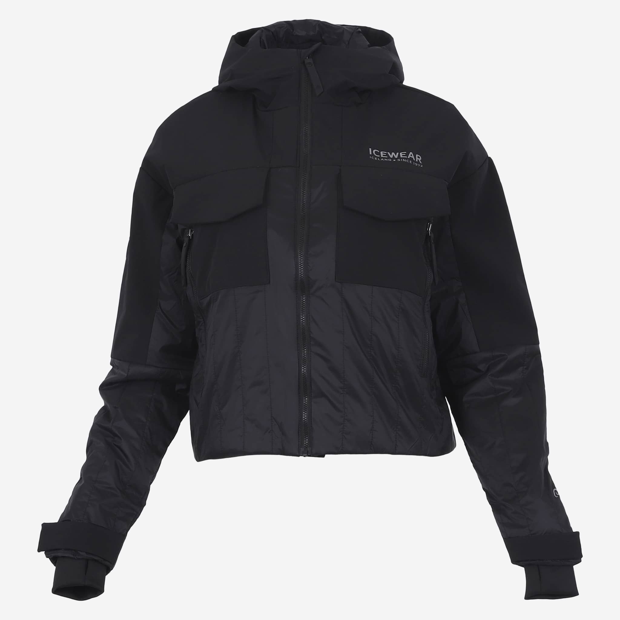 Black sheep-Jacken mit Füllung aus isländischer Wolle 